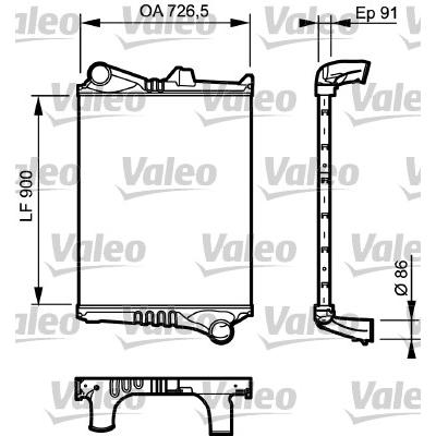 VALEO Ladeluftkühler NEW ORIGINAL PART 817775 für Volvo