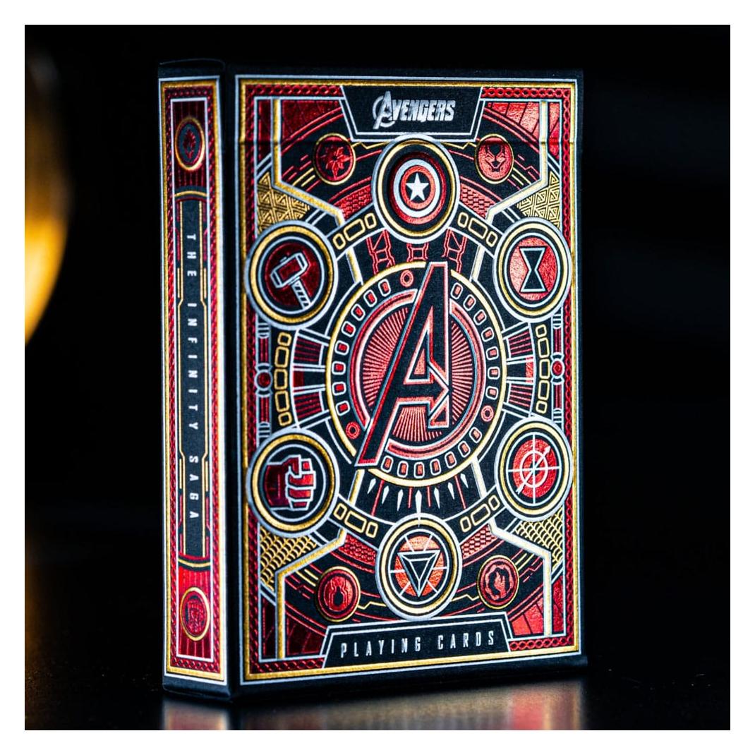 Theory11 Avengers - The Infinity Saga Spielkarten Red Version (Englisch) (T11-AVENGERS-DECK-RED)