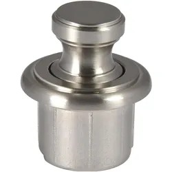 Lamp Post Inc., Möbelausstattung, LAMP Druckknopf-Verschluss TLP, Nickel matt (1 Stk.)