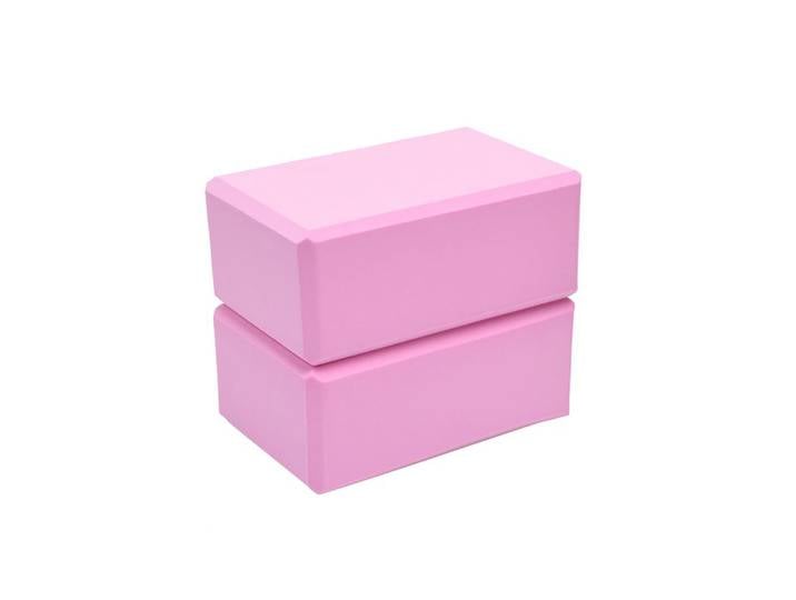 Yoga Block 2er Set pink