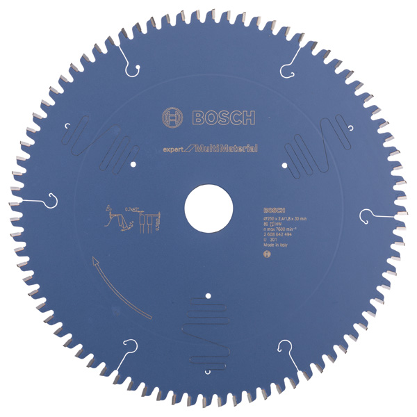 Bosch Kreissägeblatt Expert for Multi Material, 250 x 30 x 2,4 mm, 80 2608642494