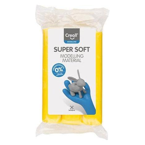 Creall Supersoft Clay Konservierungsmittelfrei Gelb - 500g. (70632873)