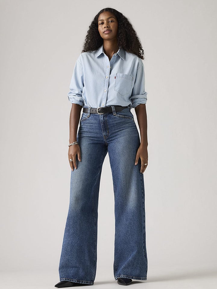Levi's Jeans - Wide Leg - in Blau - W26/L31