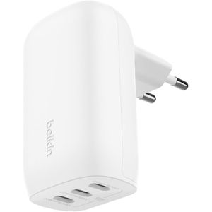 Belkin USB-Ladegerät BoostCharge, 67 Watt, 3x USB-C, 3 Ports, Schnellladegerät