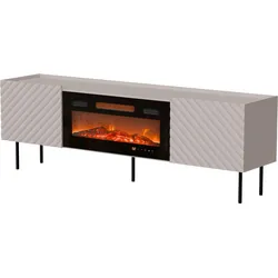 TV-LOWBOARD Lucca 180 2D mit Elektrische Kamin