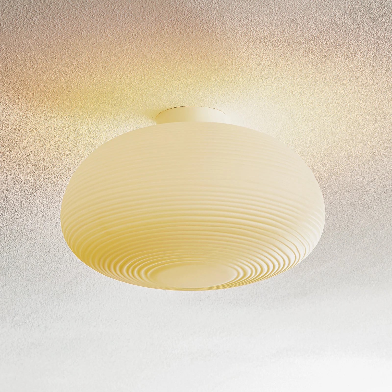 Foscarini Rituals 2 plafondlamp, glas, bolvormig, Ø 34 cm