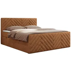 BOXBETT PARIS DUO 140/200 - Orange Struktur - H4