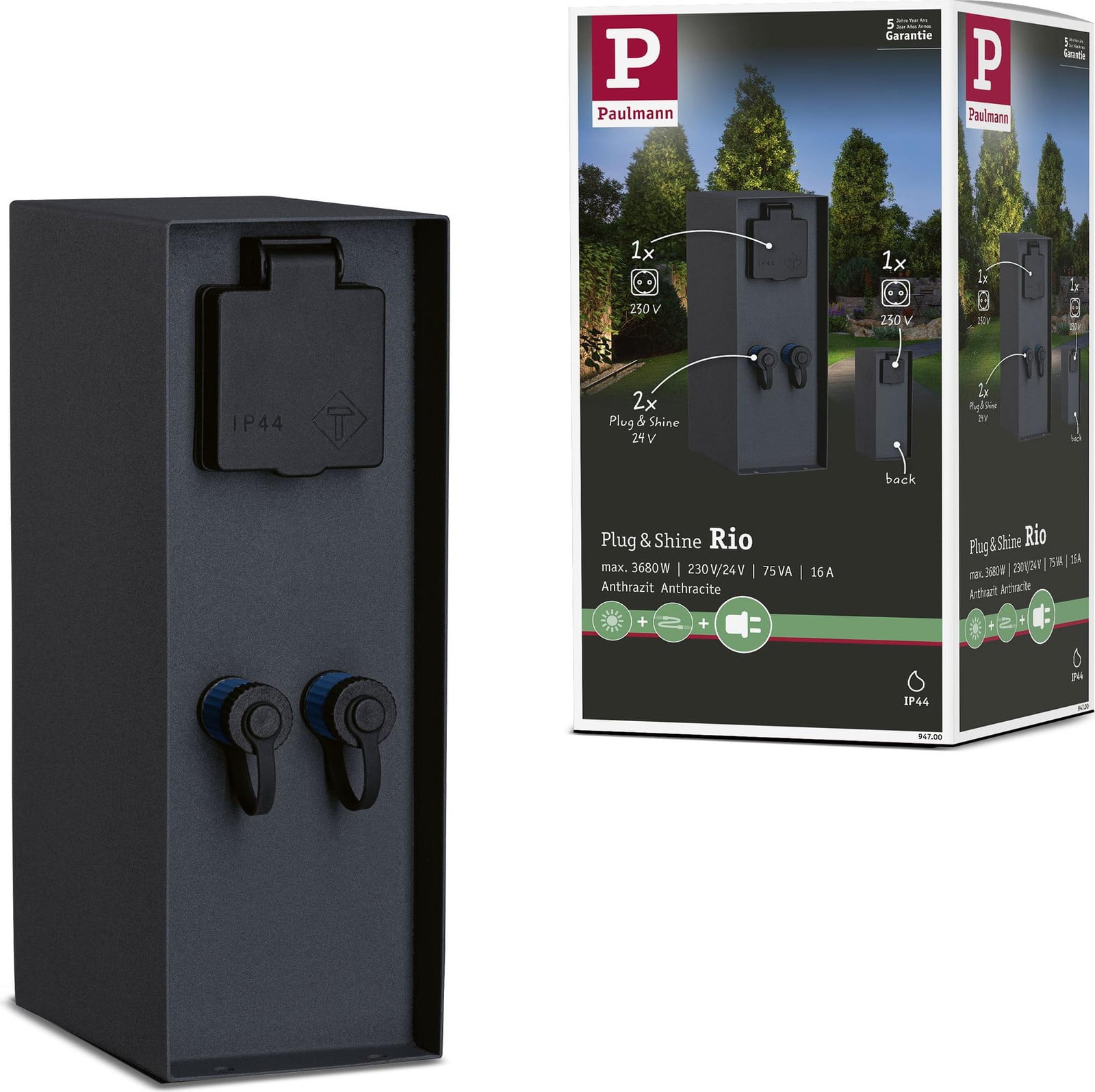 Paulmann Plug & Shine stekkerstrip Rio