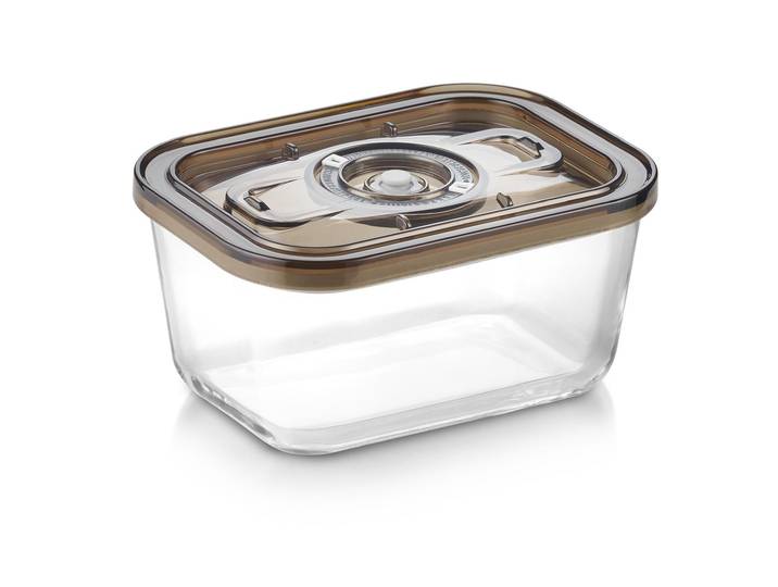 Vakuumbehälter CASO VacuBoxx Eco M , transparent, B:17,2cm H:9cm, Lebensmittelaufbewahrungsbehälter, Vakuumbehälter