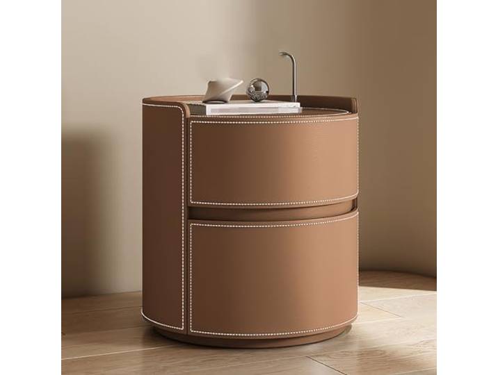 LSAfhDYG Nachttisch, Nachttische, Kommoden-Organizer mit Ablagefach(Light Brown,45x45x50cm)