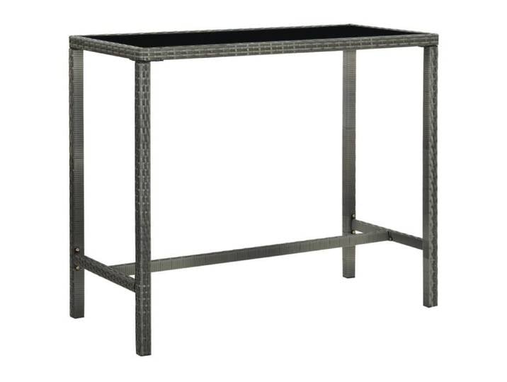 9 pcs Jeu de bistro HOME - Ensemble de bar DE JARDIN et coussins Résine tressée Gris 7230