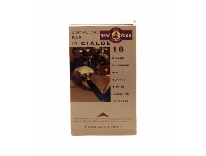 Caffè New York XXXX Pads 18 Stk. Kaffeepads – Diverse Kaffeekapseln/Kaffeepads