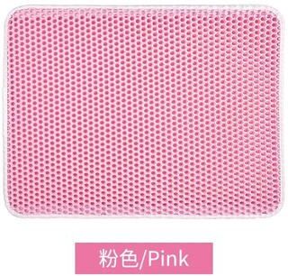 Uplift Picks Double Layer Waterproof Cat Litter Trapping Mat pink 40x50 Cm