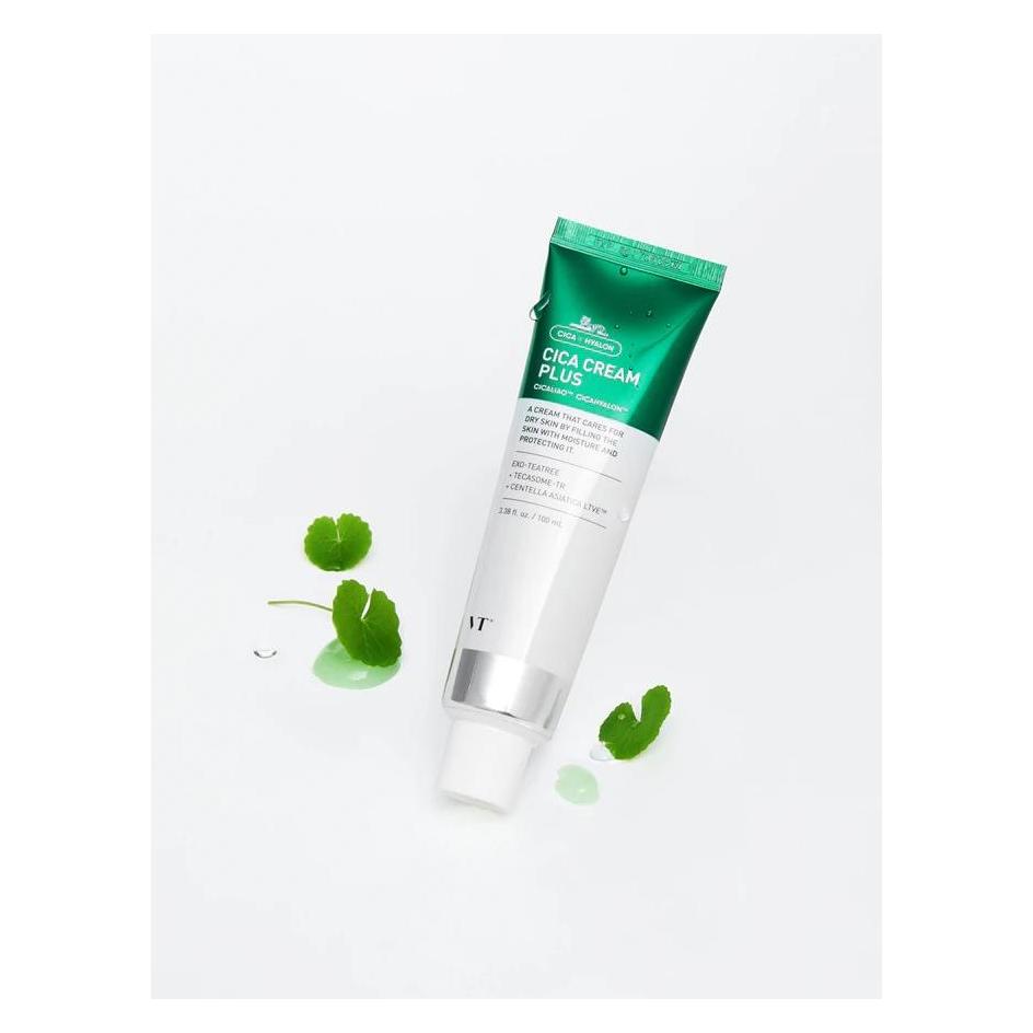VT Cosmetics Cica Cream Plus Hydrating and Calming Face Moisturizer with Centella (100 ml) (0000102870)