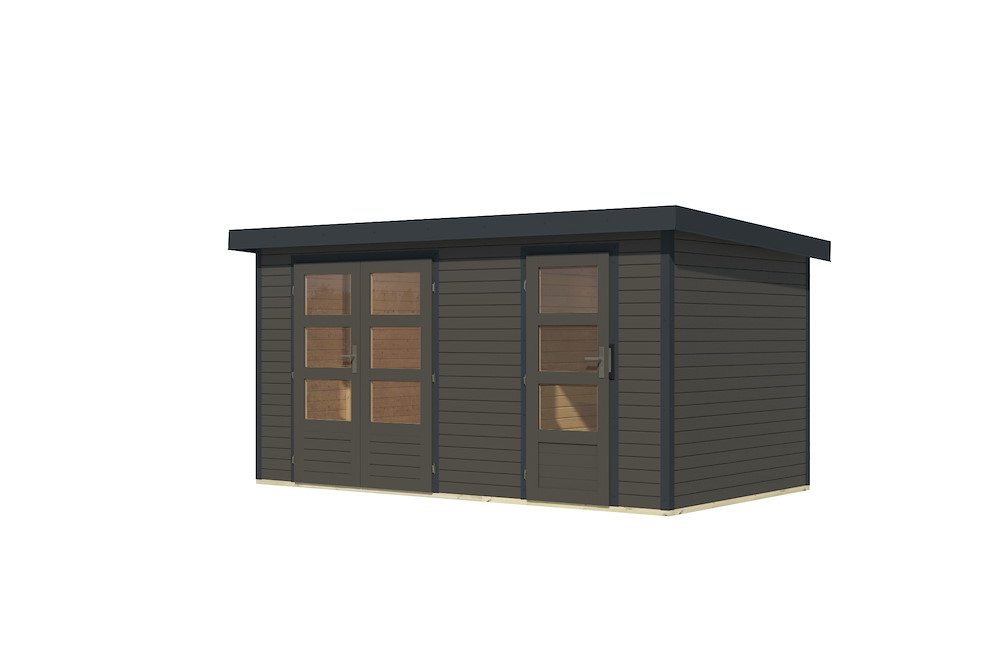 KARIBUHOLZT GH Merkur B terragrau 404x217x211cm 16988314