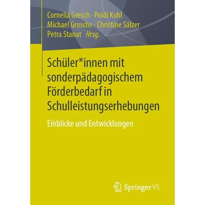 Schüler*innen mit sonderpädagogischem Förderbedarf in Schulleistungserhebungen, Taschenbuch von , Springer Fachmedien Wiesbaden GmbH,