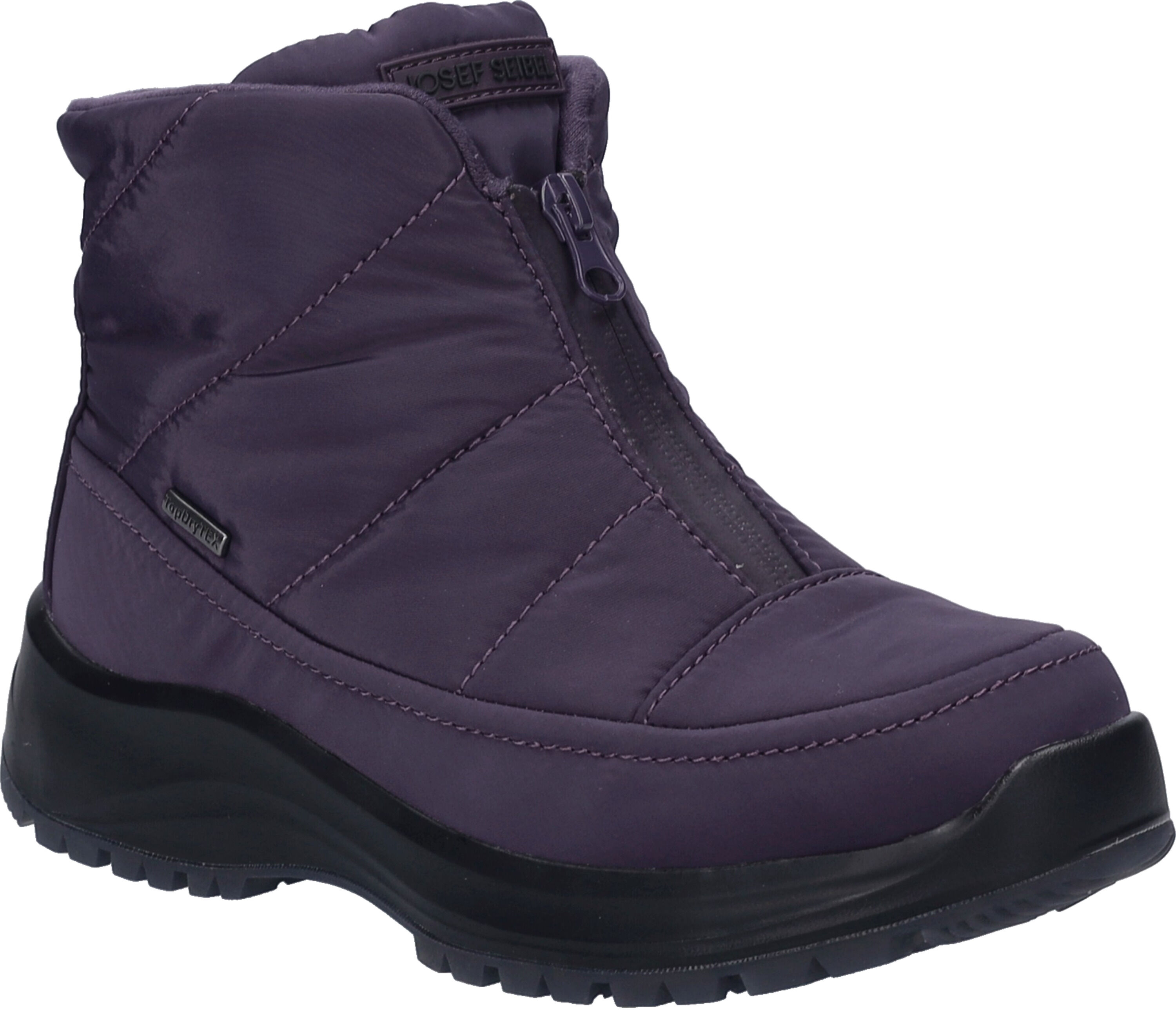 Stiefelette JOSEF SEIBEL "Colorado 55, violet", Damen, Gr. 37, lila (violet), Obermaterial: 100% Textilmaterial TEXMAT., Schuhe Stiefelette
