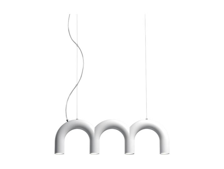 Oblure Arch Triplett-Pendelleuchte Weiß, 65,6 cm