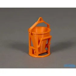 MSM Modelle Betonkübel rund orange 5802/02