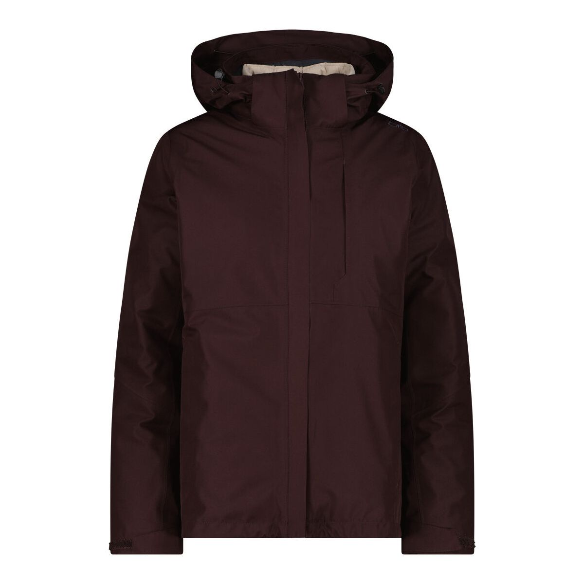 CMP Woman 3 IN 1 Jacket With Padded Inner Jacket black berry (C595) 36 36Z2036D-C595-36