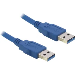 USB3 AA 100 BL - USB 5 Gb/s Kabel, A Stecker auf A Stecker, 1 m