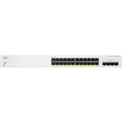 Cisco PoE+ Switch CBS220-24P-4X 28 Port (28 Ports), Netzwerk Switch, Weiss