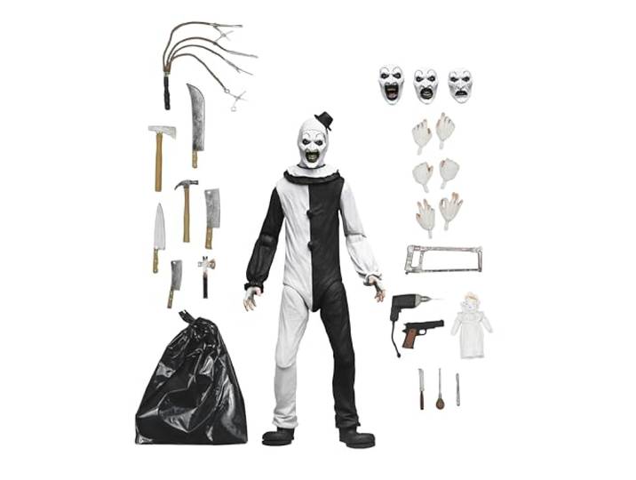Terrifier: Art The Clown Ultimate Collectible Actionfigur, 17,8 cm