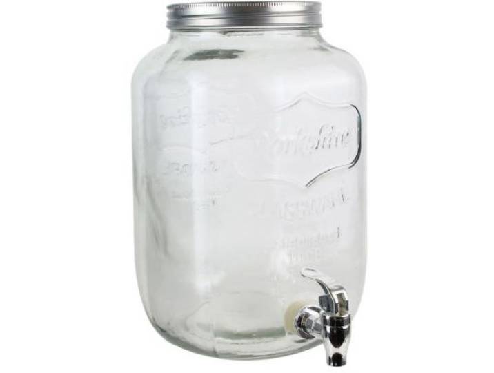 The Mason Jarfactory - Fontaine À Boisson A Boisson Verre 8 L