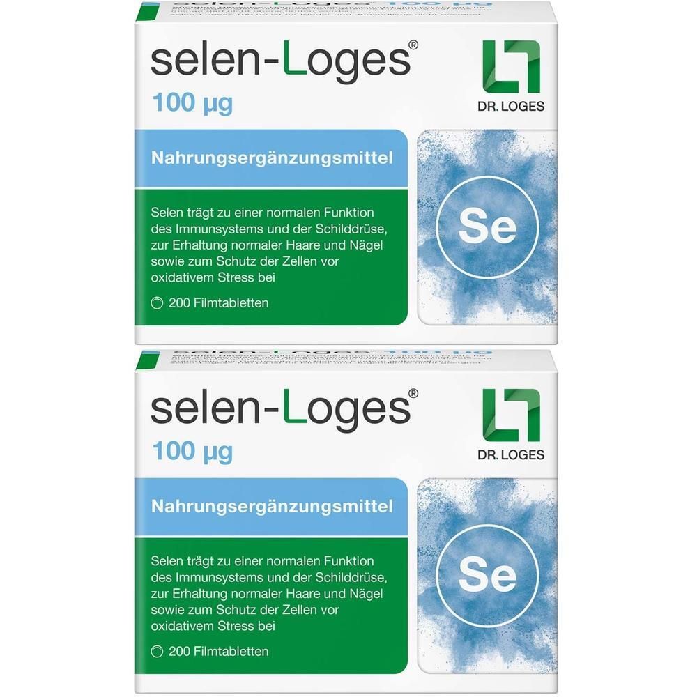 Selen-Loges 100 µg Filmtabletten x2 2x200 St