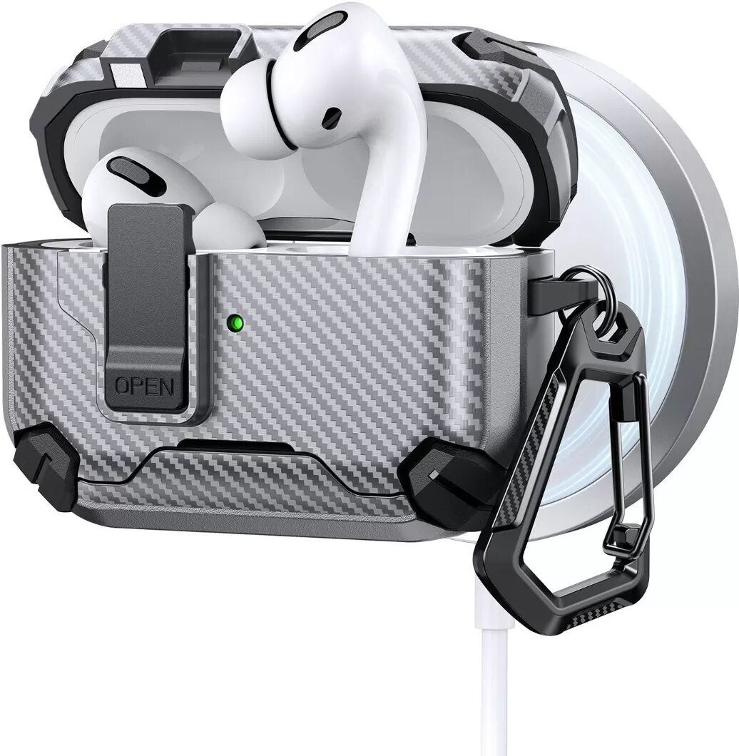 INF PC+TPU Schutzhülle mit 360°-Ständer für AirPods Pro 3, kompatibel mit AirPods Pro 3, kabelloses & magnetisches Laden,