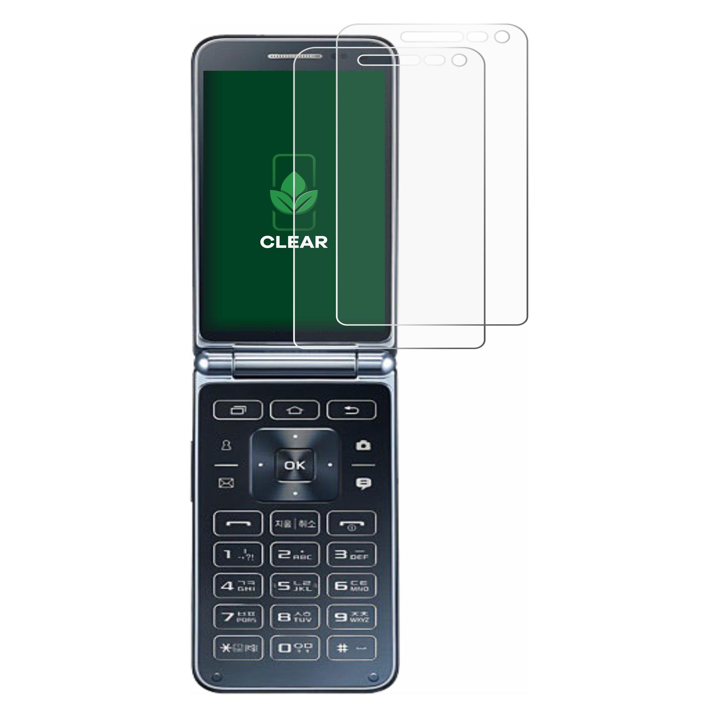 ScreenLeaf Schutzfolie für Samsung Galaxy Folder 2 Displayschutz Display Schutz Folie Klar Transparent (Samsung Galaxy Z Fold2) (6130621)