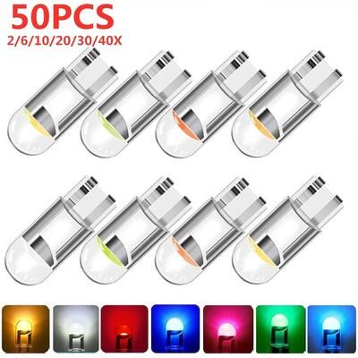 PRiME License Plate & Dome Light Bulb, Marker Wedge Reading Lamp In White, Blue, Red ice Blue 50pcs