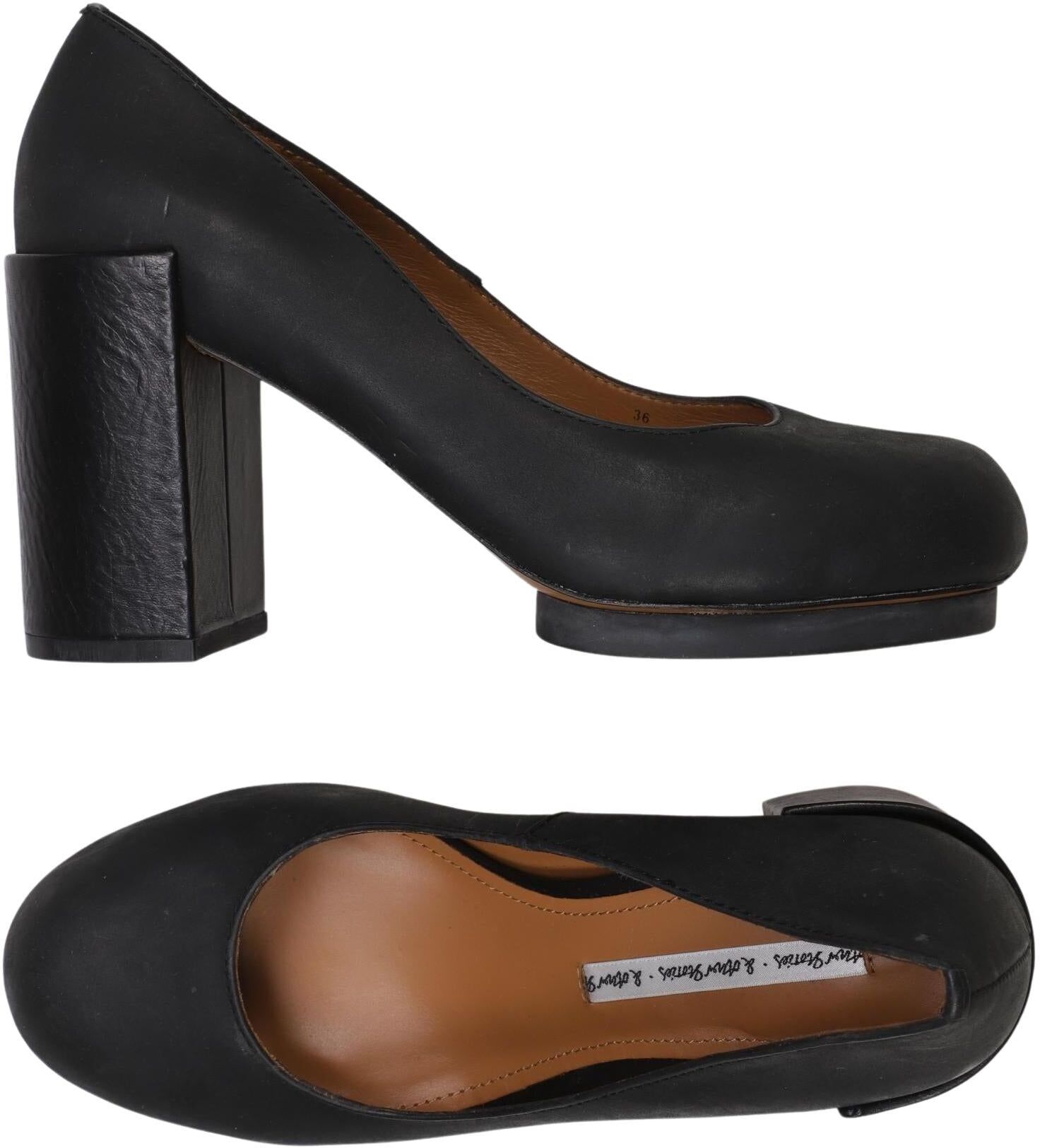 & Other Stories Damen Pumps, Schwarz, Gr. EU 36, Leder - Second Hand