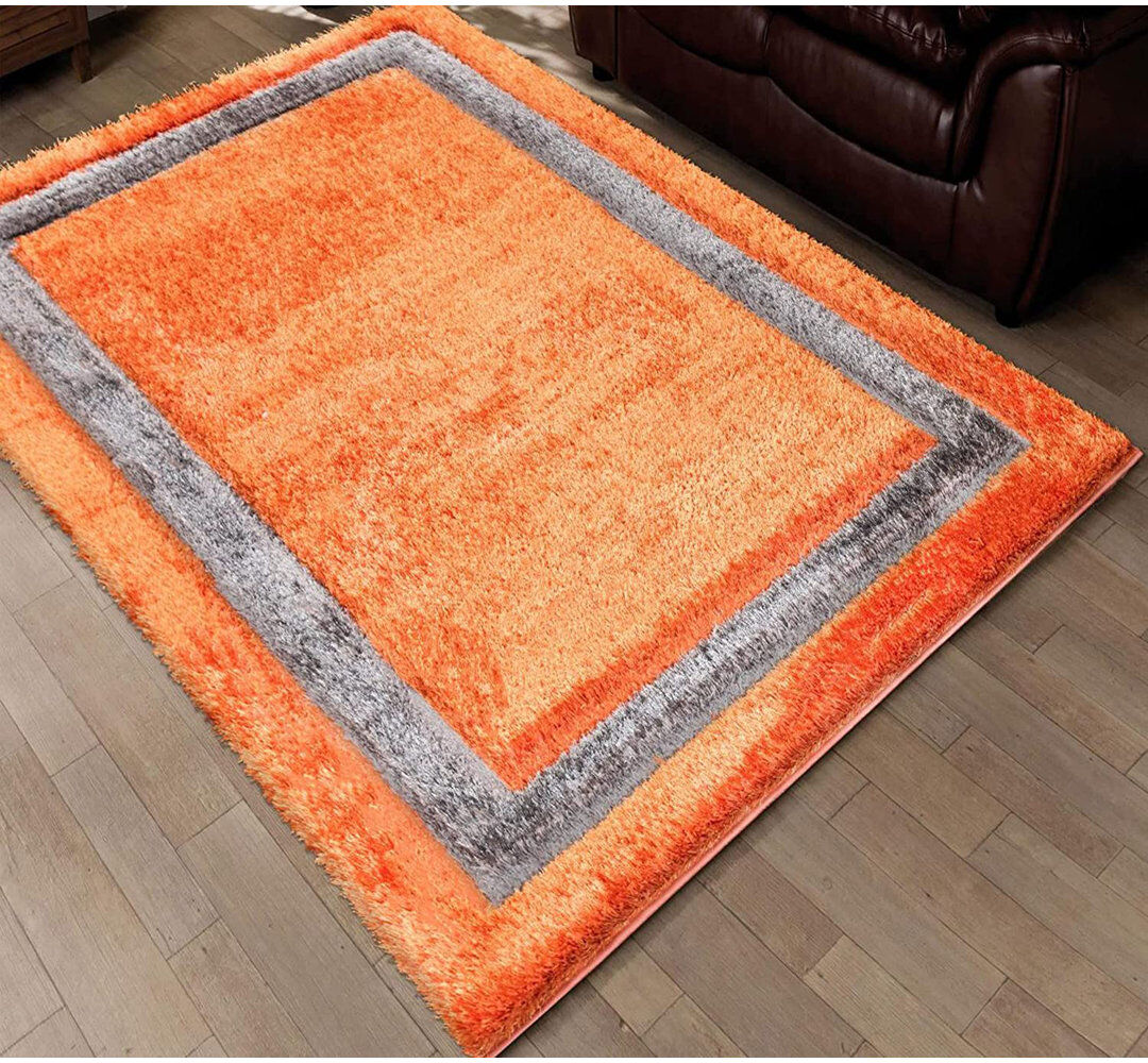Canora Grey Alcaria Shag Indoor / Outdoor Area Rug Rectangle 80 x 150cm