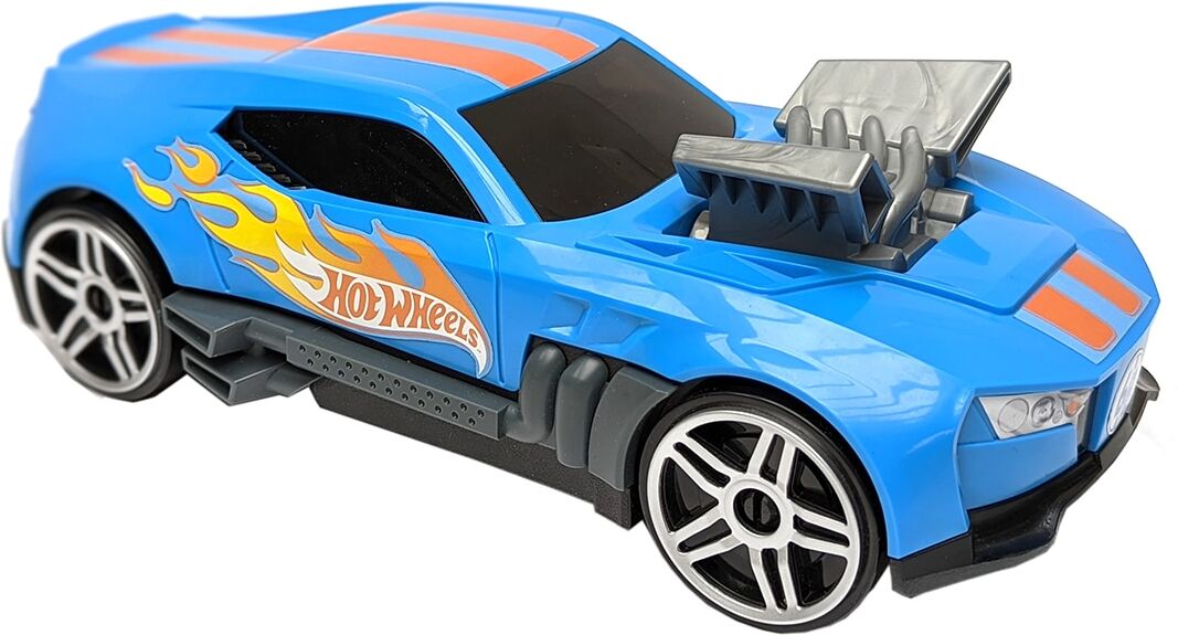 Hot Wheels Coche de carreras portacoches 2 en 1.
