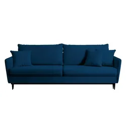 Selsey Einzelsofa mit Schlaffunktion Volio ¦ blau ¦ Maße (cm): B: 221 H: 90