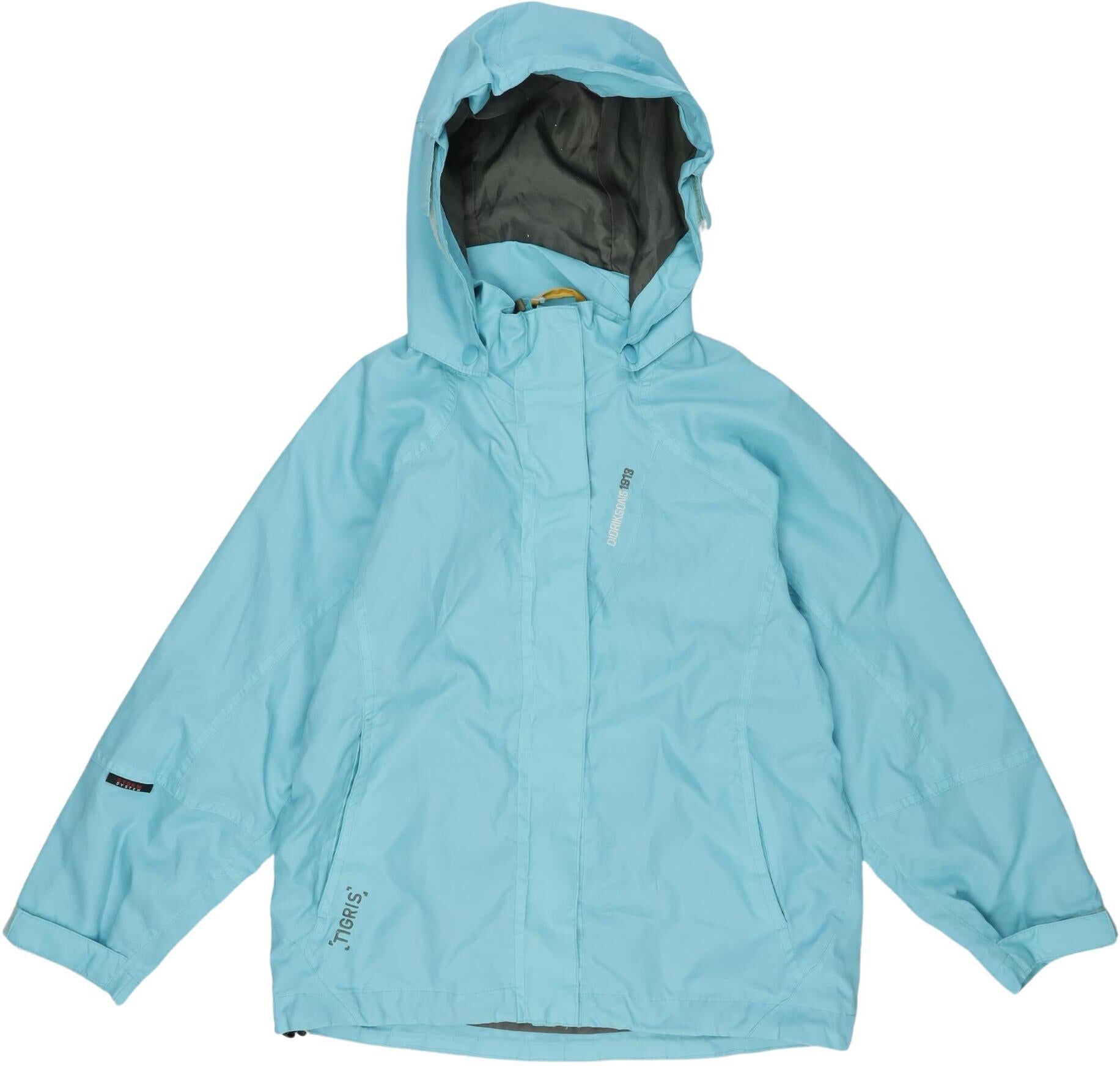 Didriksons Jungen Jacke oder Mantel, Hellblau, Gr. EU 128, Synthetik / Tex / Membran - Second Hand