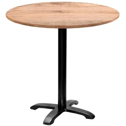 RestooTab - Tisch Bazila Ø80cm Dekor Tanin natural