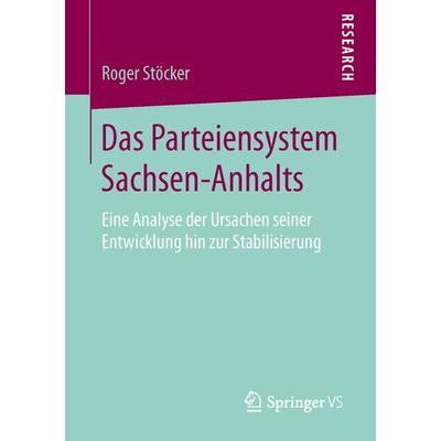 Das Parteiensystem Sachsen-Anhalts, Taschenbuch von Roger Stöcker, Springer Fachmedien Wiesbaden GmbH, 978-3-658-14017-5