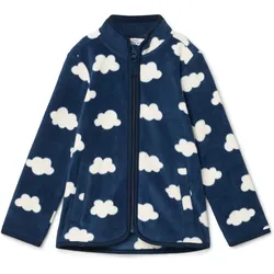 Tchibo - Kinder-Fleecejacke - Baby - Gr. 86/92 - dunkelblau/print