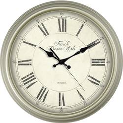 EUROTIME 89891-12 Quarz Wanduhr 31 cm x 31 cm x 31 cm Elfenbein
