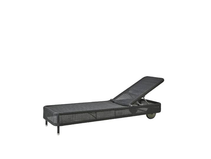 Cane-line Chaise longue Presley weave Graphite