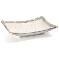 LACOR EARTH Servierplatte aus Melamin, rechteckig, 18,6x13,5 cm 63830