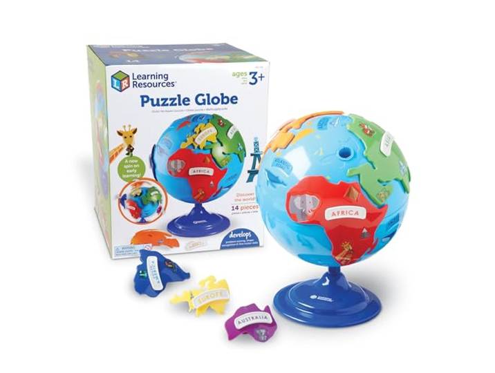 Learning Resources Globe Puzzel 14-Stuk Set