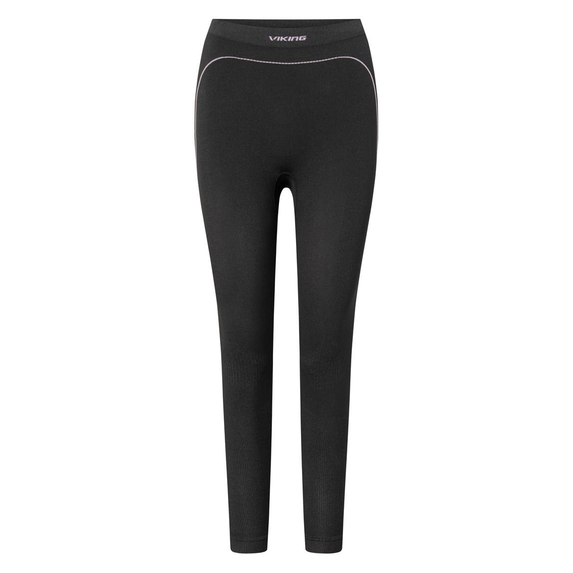 Viking Etna 2.0 Lady Pants Bamboo schwarz-violette Damenunterwäsche (XL) (500/27/6048/0948)