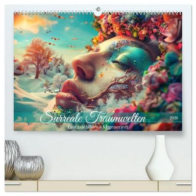 Surreale Traumwelten (hochwertiger Premium Wandkalender 2026 DIN A2 quer), Kunstdruck in Hochglanz