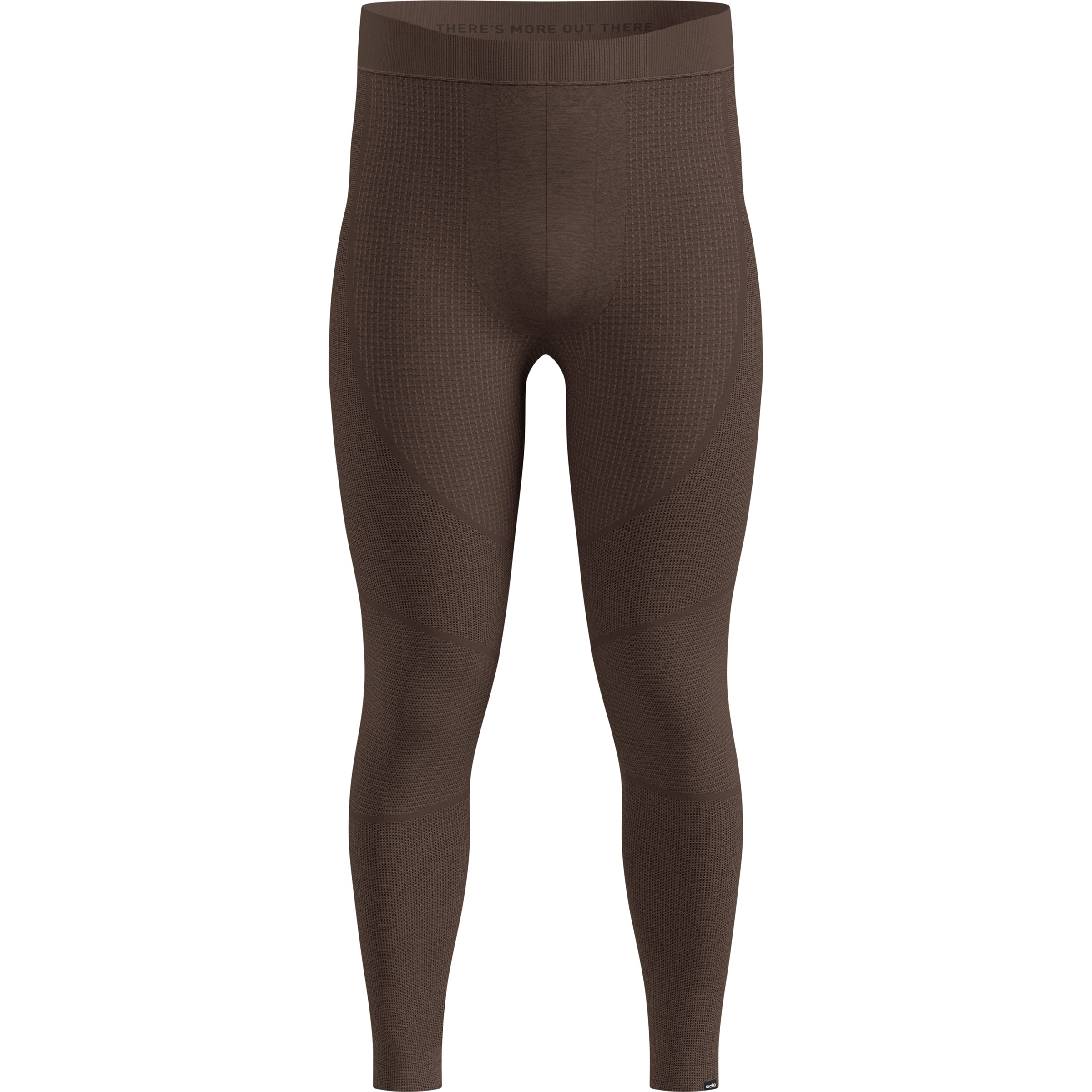 Odlo Seamless Performance Wool Hose Herren Lange Unterhose braun Größe XL Hautfreundlich Merinowolle