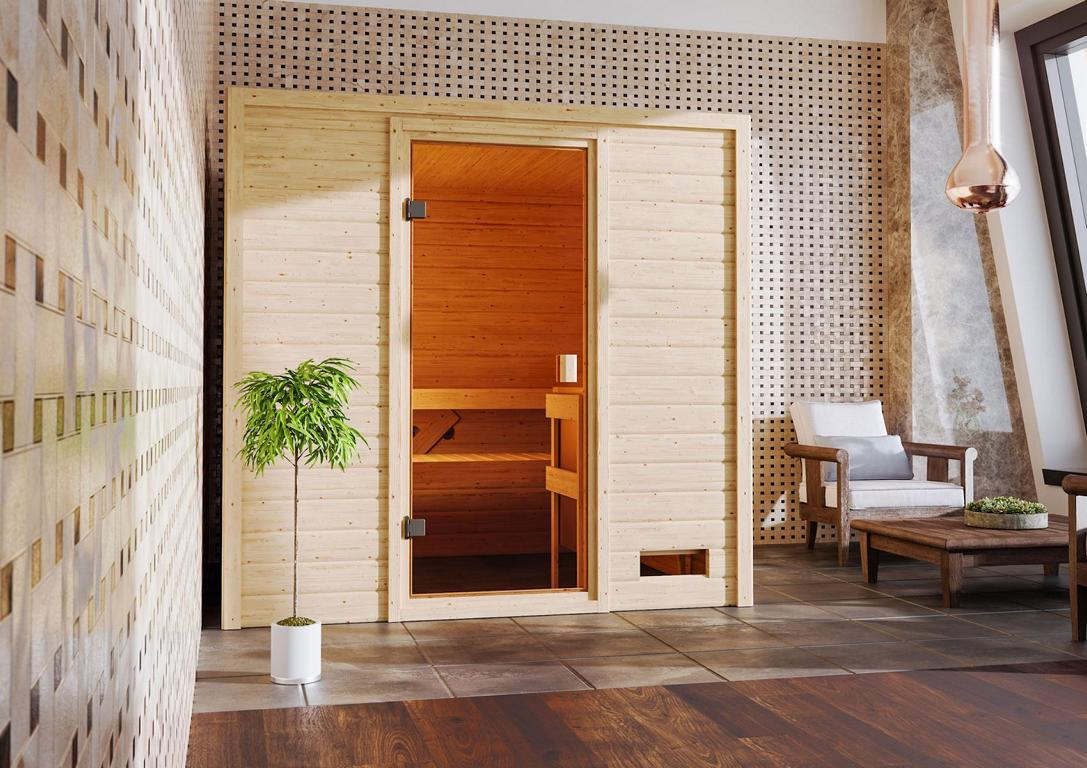 KARIBUHOLZT Sauna Adelina Front,o. Zub. 16880345