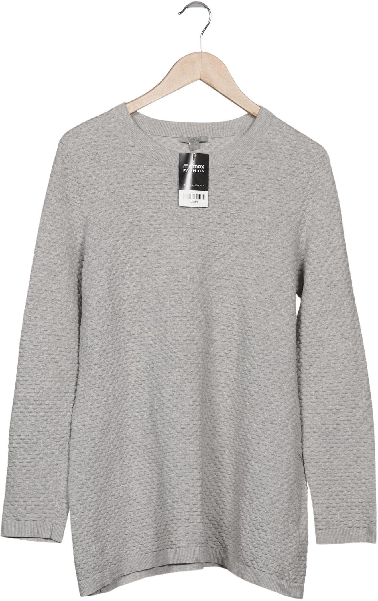COS Damen Pullover, Grau, Gr. S, Baumwolle - Second Hand