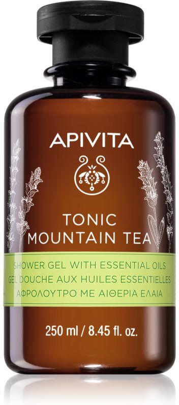 Apivita Tonic Mountain Tea Tonifying Shower Gel gel douche tonifiant 250 ml